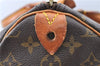 Authentic Louis Vuitton Monogram Speedy 35 Hand Boston Bag M41524 LV J1396