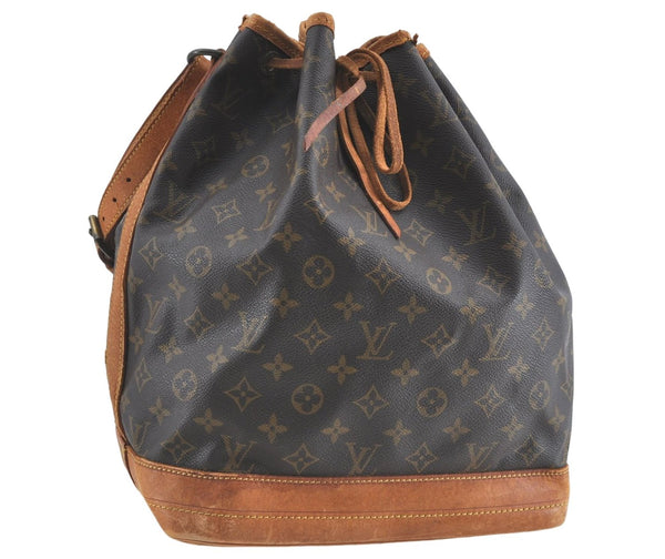 Authentic Louis Vuitton Monogram Noe Shoulder Bag M42224 LV J1398