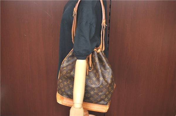 Authentic Louis Vuitton Monogram Noe Shoulder Bag M42224 LV J1398