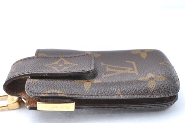 Authentic Louis Vuitton Monogram Etui TelePhone International GM M63060 LV J1402