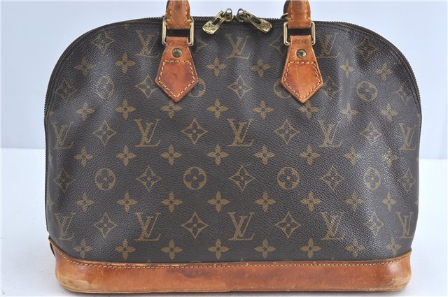 Authentic Louis Vuitton Monogram Alma Hand Bag Purse M51130 LV J1404