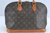 Authentic Louis Vuitton Monogram Alma Hand Bag Purse M51130 LV J1404