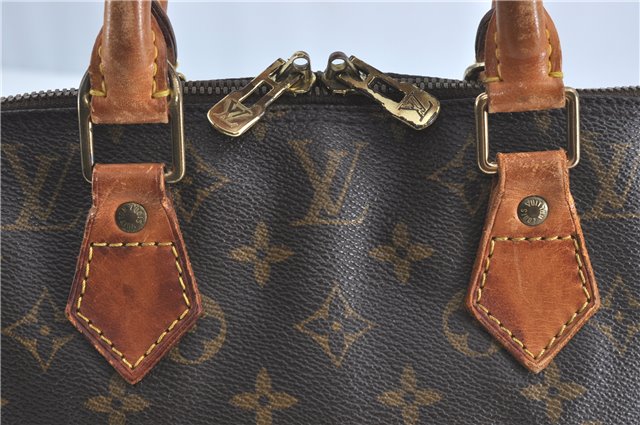 Authentic Louis Vuitton Monogram Alma Hand Bag Purse M51130 LV J1404