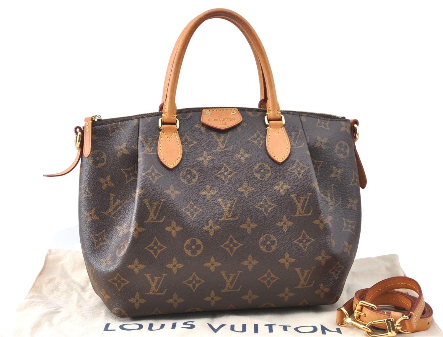 Auth Louis Vuitton Monogram Turenne MM 2Way Shoulder Hand Bag M48814 LV J1406