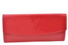 Auth Louis Vuitton Opera Pochette Aegean Clutch Hand Bag Red M63967 LV J1408