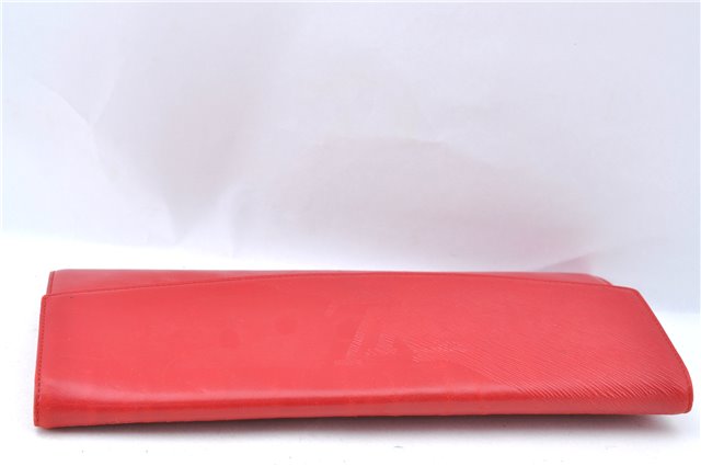 Auth Louis Vuitton Opera Pochette Aegean Clutch Hand Bag Red M63967 LV J1408