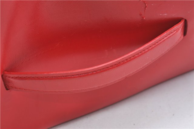 Auth Louis Vuitton Opera Pochette Aegean Clutch Hand Bag Red M63967 LV J1408