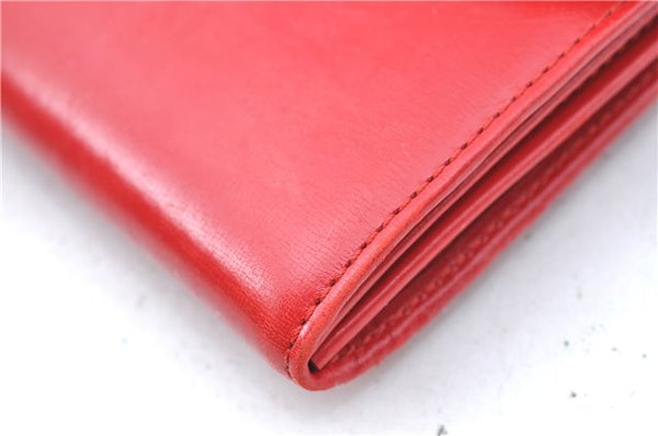 Auth Louis Vuitton Opera Pochette Aegean Clutch Hand Bag Red M63967 LV J1408
