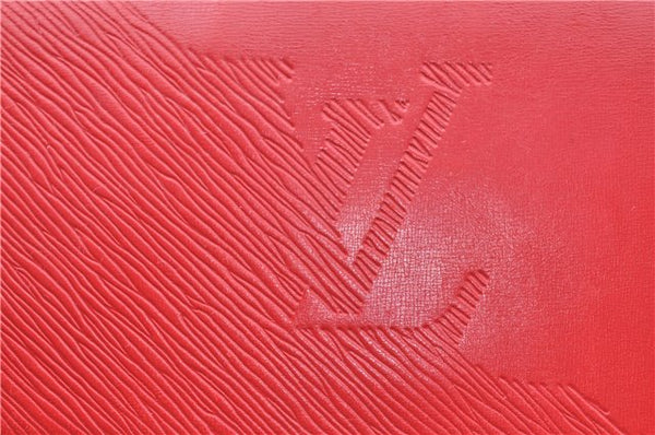 Auth Louis Vuitton Opera Pochette Aegean Clutch Hand Bag Red M63967 LV J1408