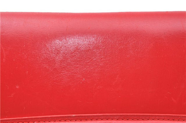 Auth Louis Vuitton Opera Pochette Aegean Clutch Hand Bag Red M63967 LV J1408