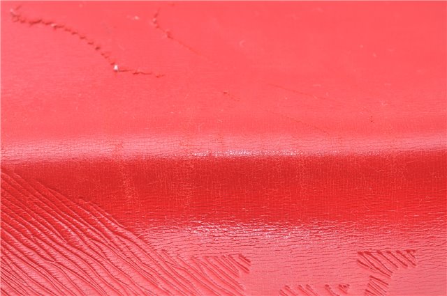 Auth Louis Vuitton Opera Pochette Aegean Clutch Hand Bag Red M63967 LV J1408