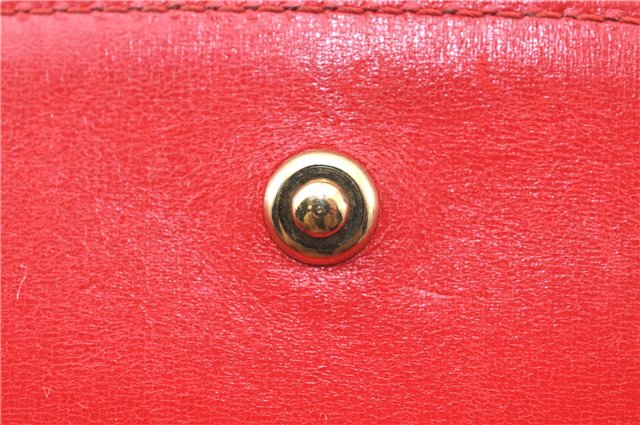 Auth Louis Vuitton Opera Pochette Aegean Clutch Hand Bag Red M63967 LV J1408