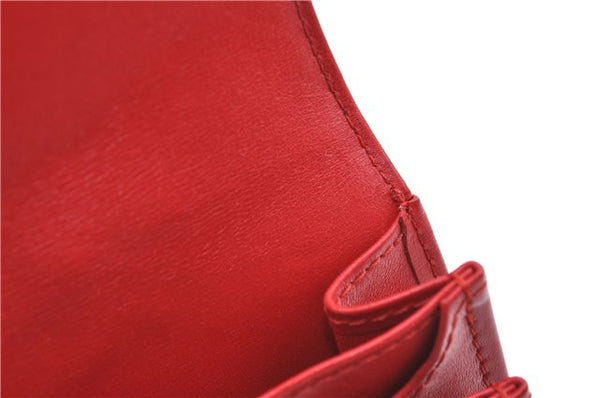 Auth Louis Vuitton Opera Pochette Aegean Clutch Hand Bag Red M63967 LV J1408