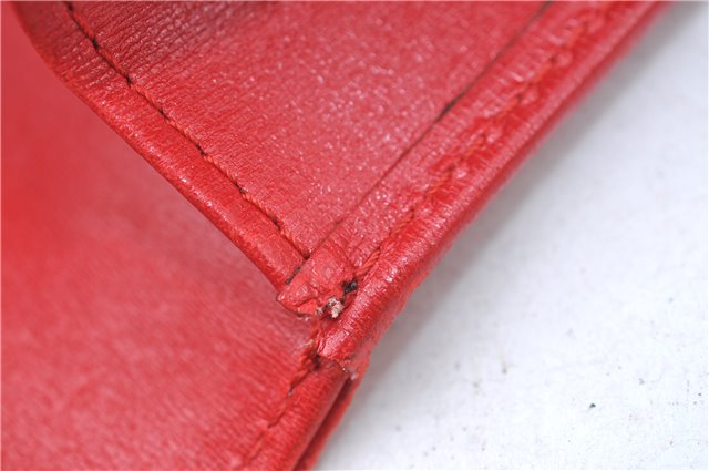 Auth Louis Vuitton Opera Pochette Aegean Clutch Hand Bag Red M63967 LV J1408