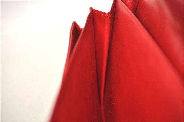 Auth Louis Vuitton Opera Pochette Aegean Clutch Hand Bag Red M63967 LV J1408