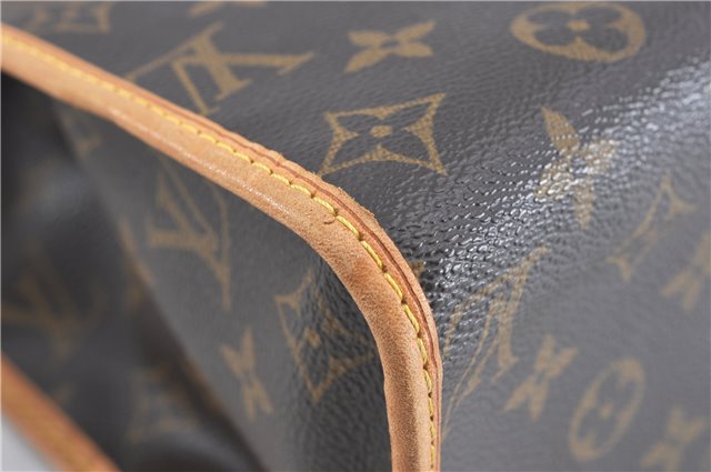 Authentic Louis Vuitton Monogram Popincourt Haut Shoulder Bag M40007 LV J1410
