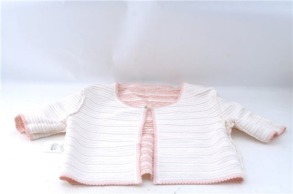 Authentic Christian Dior Cardigan Rayon USA Size 6 Light Pink CD J1412