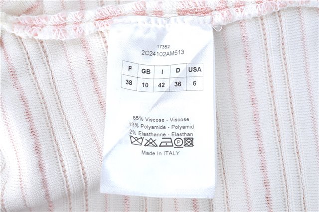 Authentic Christian Dior Cardigan Rayon USA Size 6 Light Pink CD J1412