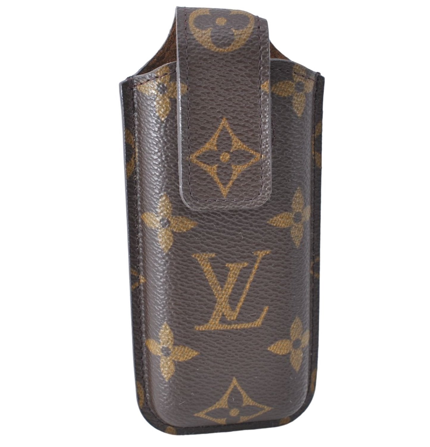 Authentic Louis Vuitton Monogram Etui TelePhone International PM M63064 LV J1413