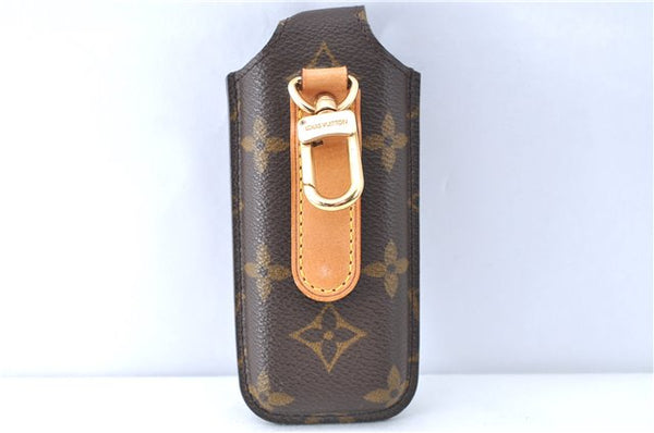 Authentic Louis Vuitton Monogram Etui TelePhone International PM M63064 LV J1413