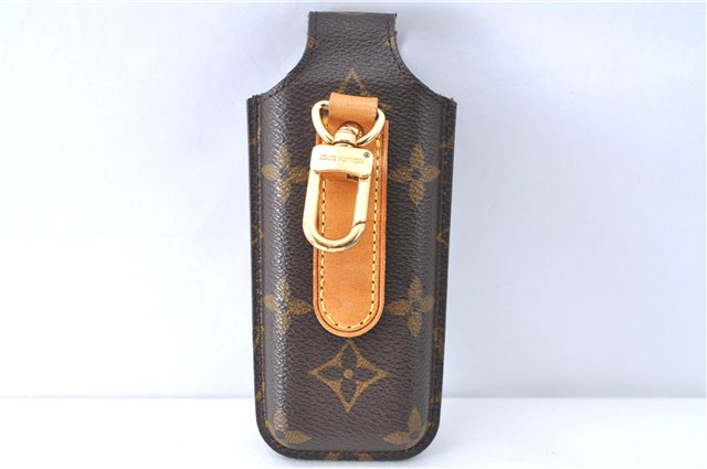 Authentic Louis Vuitton Monogram Etui TelePhone International PM M63064 LV J1415