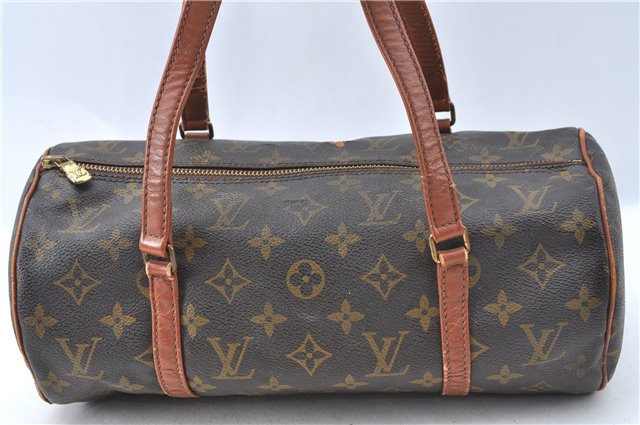 Authentic Louis Vuitton Monogram Papillon 30 Hand Bag Old Model LV J1418