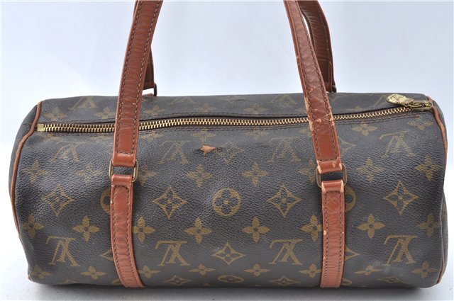 Authentic Louis Vuitton Monogram Papillon 30 Hand Bag Old Model LV J1418