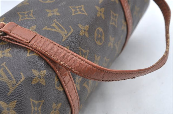 Authentic Louis Vuitton Monogram Papillon 30 Hand Bag Old Model LV J1418