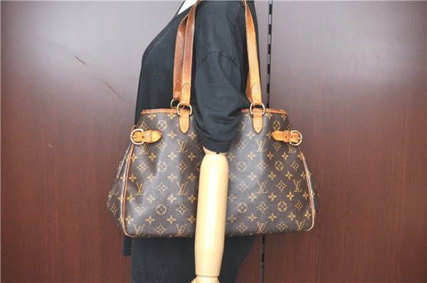 Authentic Louis Vuitton Monogram Batignolles Horizontal Tote Bag M51154 LV J1431