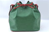 Auth Louis Vuitton Epi Petit Noe Bi-color Green x Red M44147 Shoulder Bag J1433