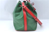 Auth Louis Vuitton Epi Petit Noe Bi-color Green x Red M44147 Shoulder Bag J1433