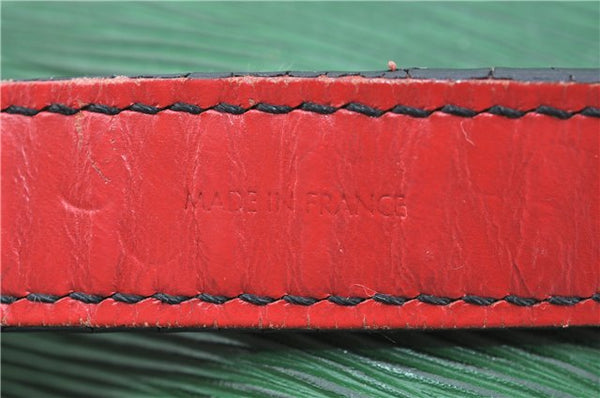 Auth Louis Vuitton Epi Petit Noe Bi-color Green x Red M44147 Shoulder Bag J1433