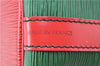 Auth Louis Vuitton Epi Petit Noe Bi-color Green x Red M44147 Shoulder Bag J1433