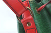Auth Louis Vuitton Epi Petit Noe Bi-color Green x Red M44147 Shoulder Bag J1433