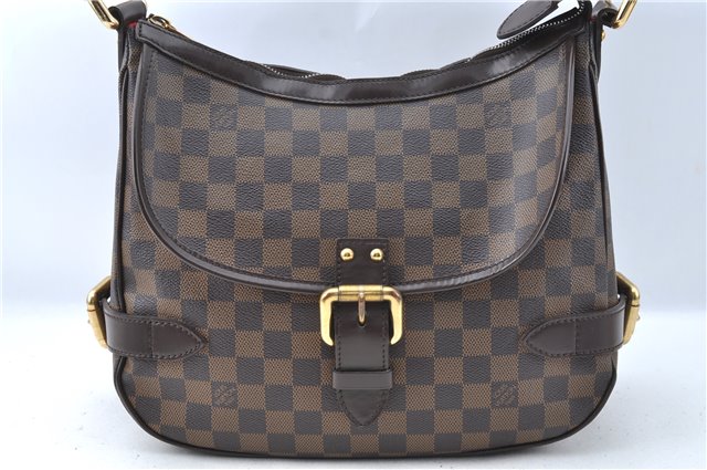 Authentic Louis Vuitton Damier Highbury Shoulder Bag Purse N51200 LV J1435