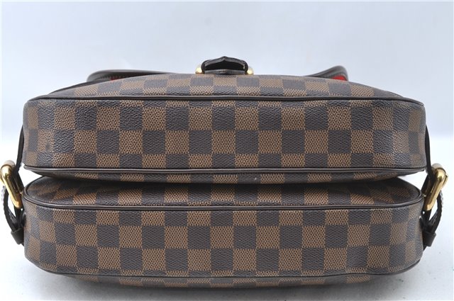 Authentic Louis Vuitton Damier Highbury Shoulder Bag Purse N51200 LV J1435