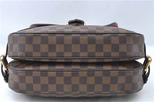 Authentic Louis Vuitton Damier Highbury Shoulder Bag Purse N51200 LV J1435