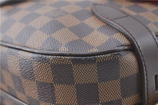 Authentic Louis Vuitton Damier Highbury Shoulder Bag Purse N51200 LV J1435