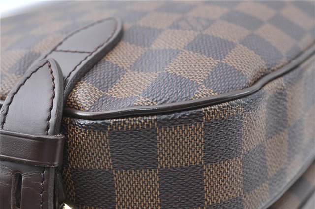 Authentic Louis Vuitton Damier Highbury Shoulder Bag Purse N51200 LV J1435