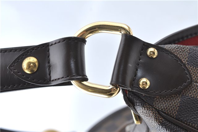 Authentic Louis Vuitton Damier Highbury Shoulder Bag Purse N51200 LV J1435