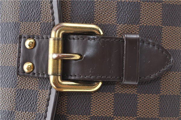 Authentic Louis Vuitton Damier Highbury Shoulder Bag Purse N51200 LV J1435