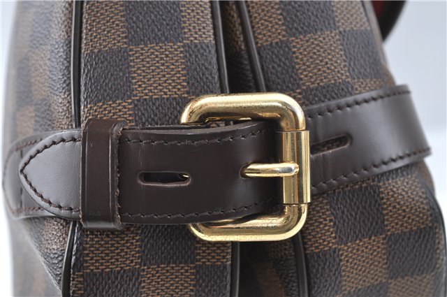 Authentic Louis Vuitton Damier Highbury Shoulder Bag Purse N51200 LV J1435