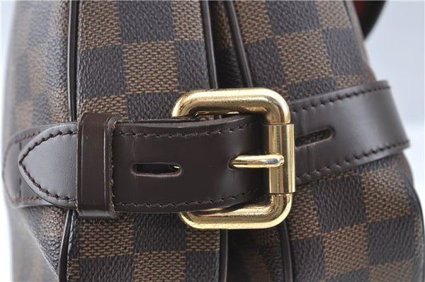 Authentic Louis Vuitton Damier Highbury Shoulder Bag Purse N51200 LV J1435