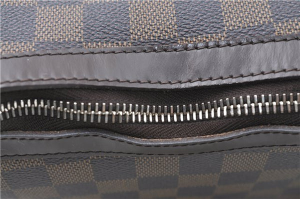 Authentic Louis Vuitton Damier Highbury Shoulder Bag Purse N51200 LV J1435