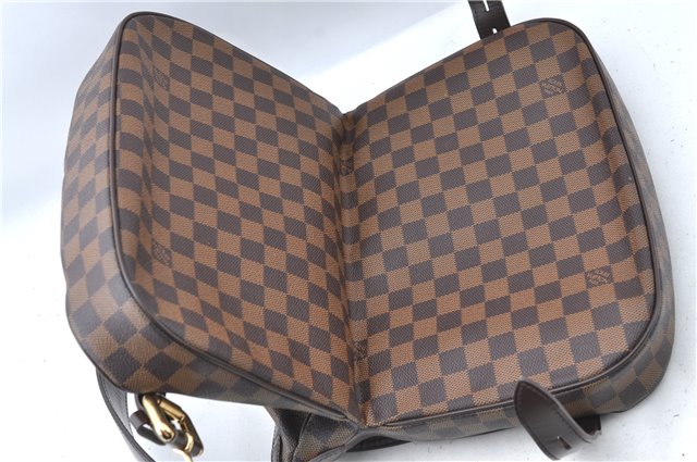 Authentic Louis Vuitton Damier Highbury Shoulder Bag Purse N51200 LV J1435