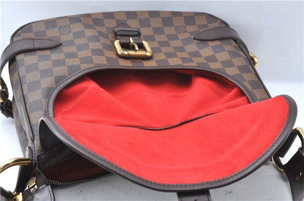 Authentic Louis Vuitton Damier Highbury Shoulder Bag Purse N51200 LV J1435