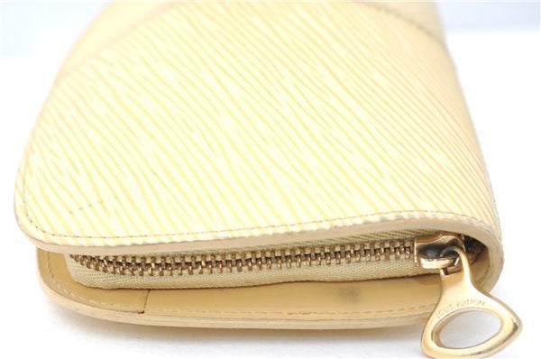 Authentic Louis Vuitton Epi Portefeuille Epi Z Wallet Ivory M6368A LV J1440