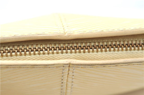 Authentic Louis Vuitton Epi Portefeuille Epi Z Wallet Ivory M6368A LV J1440