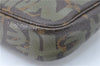 Louis Vuitton Monogram Graffiti Pochette Accessoires Pouch Green M92191 LV J1446