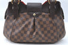 Authentic Louis Vuitton Damier Sistina PM Shoulder Bag N41542 LV J1448